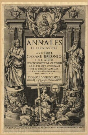Annales Ecclesiastici, avctore Caesare Baronio Sorano Excongregatione Oratorii..., tomvs vndecimvs