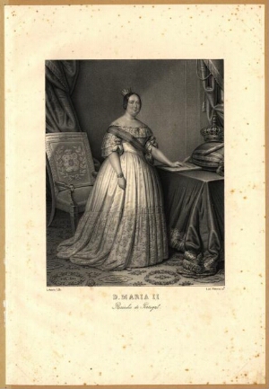 D. Maria II Rainha de Portugal