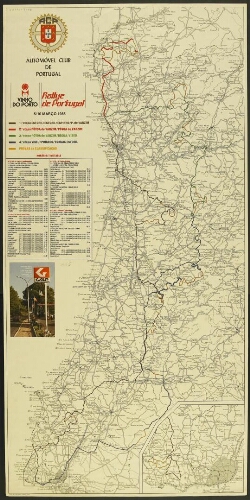 [Mapa do] Rallye de Portugal