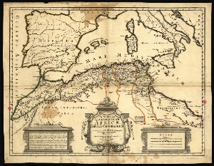In notitiam ecclesiasticam Africae Tabula Geographica