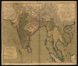 A new general map of the East Indies, exhibiting in the Peninsula on this side of the Ganges or Hind...