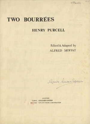 Two Bourrées