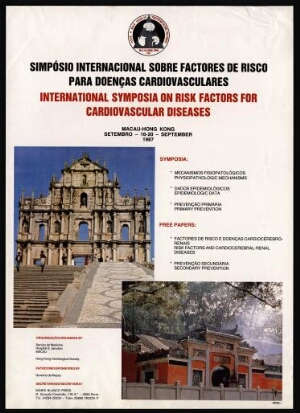 Simpósio Internacional sobre factores de risco para doenças cardiovasculares = International symposi...