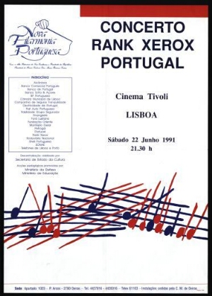 Concerto Rank Xerox Portugal - Lisboa