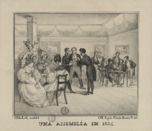 Uma assembléa em 1834