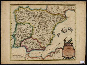 Hispania antiqua in tres praecipuas partes, scilicet Tarraconensem, Lusitaniam, et Baeticam, nec non...