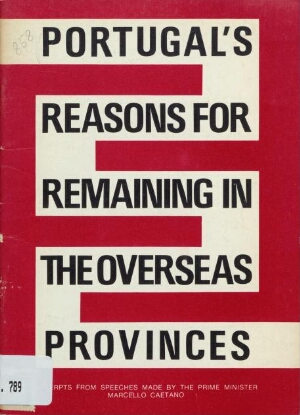 Portugal's reasons for remaining in the overseas provinces