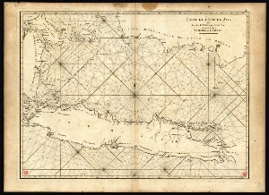 Carte de l'isle de Java, avec les isles de Banca, de Billiton, et une partie de celles de Sumatra et...