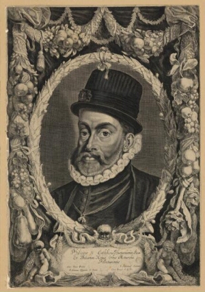 Philippus II catholicus, Hispaniarum Rex et Indiarum Nou'Orbis Monarcha Potentissimus