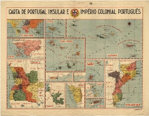 Carta de Portugal Insular e do Império Colonial Português