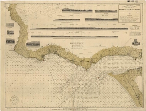 Plano hidrográfico da barra do porto de Lisboa