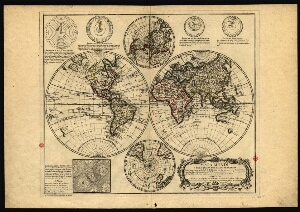 Mapa mundi o descripcion del globo terrestre