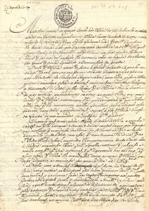 [Carta de José Correia de Abreu para Dom José Maria da Fonseca e Évora, bispo do Porto, sobre assunt...