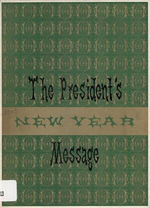 The President's new year message