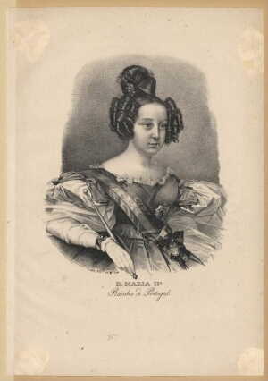 D. Maria II.ª, Rainha de Portugal