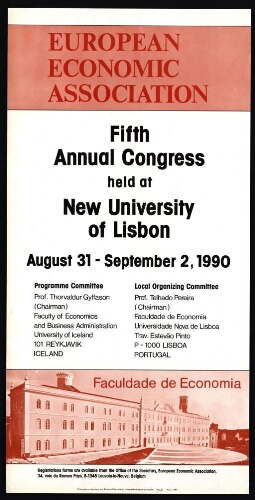 Fifth Annual Congress held at New University of Lisbon