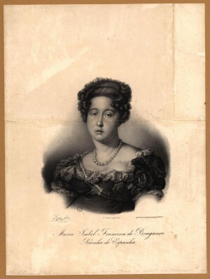 Maria Isabel Francisca de Bragança, Rainha de Espanha