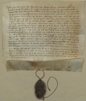 [Carta de confirmação por João, bispo de Viseu, da apresentação pelo prior e convento do Mosteiro de...