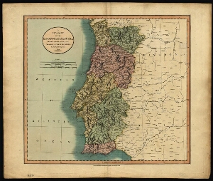 A new map of the kingdom of Portugal divided into its provinces