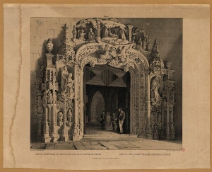 Porta principal do Mosteiro dos Jerónimos, em Belem