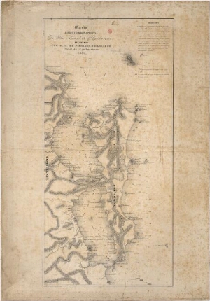 Carta geo-hydrographica da Ilha e canal de Stª. Catharina