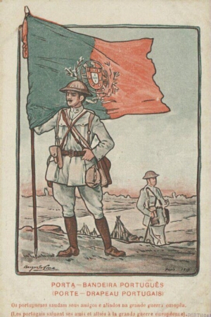 Porta-Bandeira português = Porte-Drapeau portugais