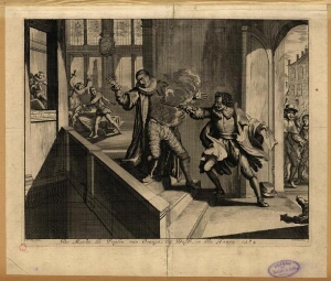 De Moordt des Prinssen van Oranje, tot Delsst, in den Jaahre 1584