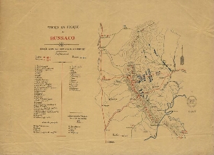 Esboço da posição do Bussaco, situação geral das tropas a 26 de Setembro 1810