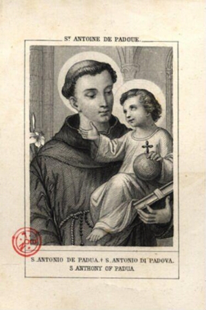 St. Antoine de Padoue = S. Antonio de Padua