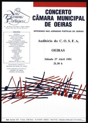 Concerto Câmara Municipal de Oeiras - Oeiras