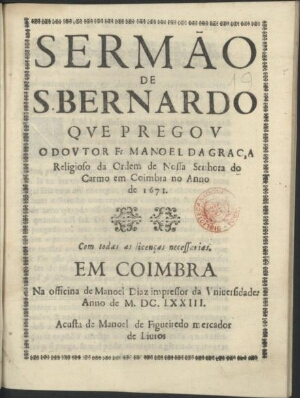 Sermão de S. Bernardo