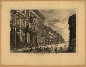 Vue de l'Académie Royale de Peinture à Rome