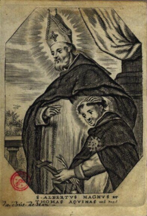 S. Albertus Magnus et Thomas Aquinas ord. Prad.