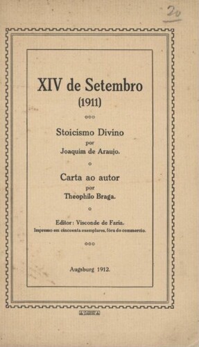 Stoicismo divino por Joaquim de Araújo