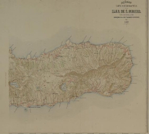 Carta chorographica da Ilha de S. Miguel levantada em 1897