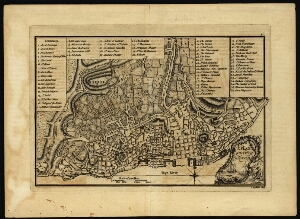 A plan of the city of Lisbon