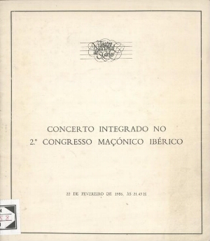 Concerto integrado no 2º Congresso Maçónico Ibérico