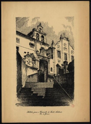 Subida para o convento de Santo António - Rio de Janeiro