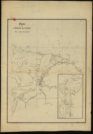 Plano do porto do Pará