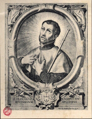 S. Franciscus Xaverius Soc: Iesu Indiarum Apostolus