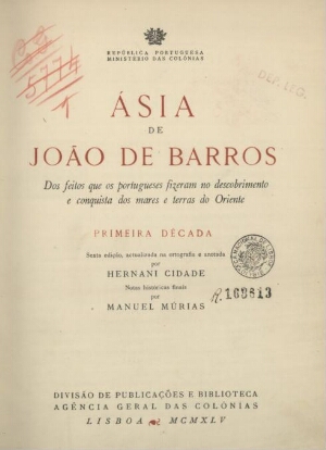 Asia de João de Barros