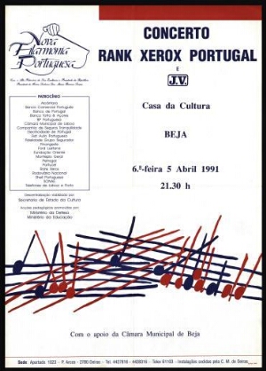 Concerto Rank Xerox Portugal e J. V. - Beja