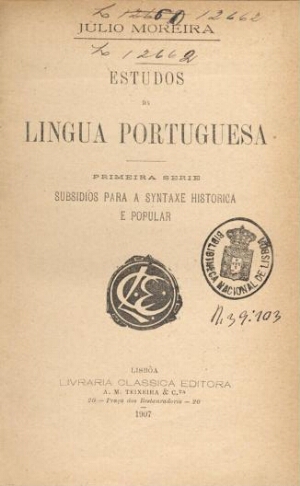 Estudos da lingua portuguesa