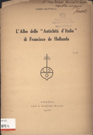 L'Albo delle "Antichità d'Italia" di Francisco de Hollanda