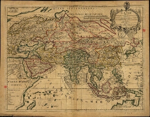 L'Asie divisée en toutes ses grandes regions royaumes et etats subdivisez en leurs principaux Gouver...