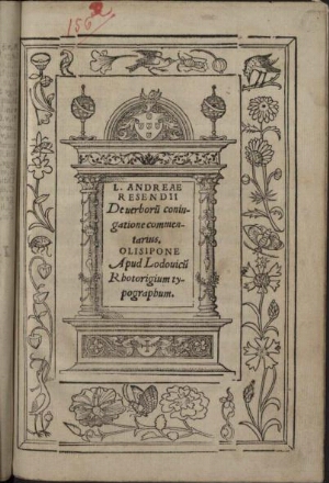 L. Andreae Resendij De verboru[m] coniugatione commentarius