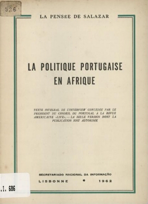 La politique portugaise en Afrique