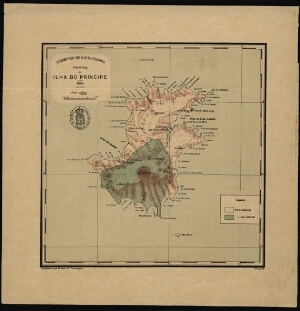 Carta da ilha do Principe