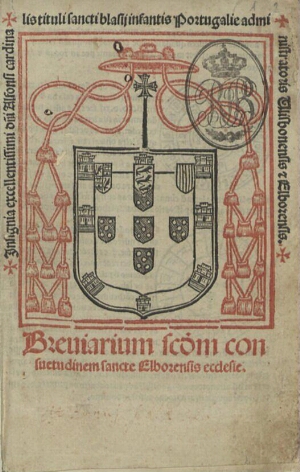 Breuiarium s[e]c[un]d[u]m consuetudinem Sancte Elborensis ecclesie