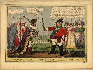 War with Spain!! or John Bull and the Regent of Portugal...